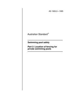 AS 1926.2-1995 AS 1926.2-1995