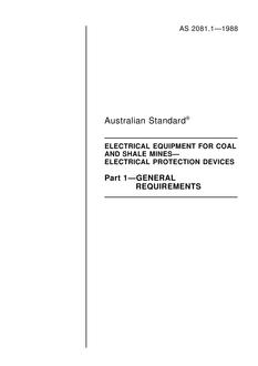 AS 2081.1-1988 AS 2081.1-1988