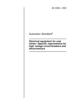 AS 2989-1992 AS 2989-1992