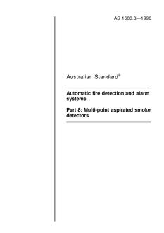 AS 1603.8-1996 AS 1603.8-1996