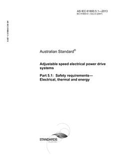 AS IEC 61800.5.1 AS IEC 61800.5.1