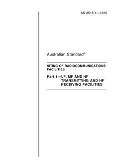 AS 3516.1-1988 AS 3516.1-1988