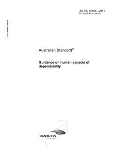 AS IEC 62508 AS IEC 62508