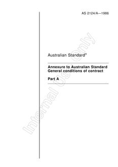 AS 2124 A-1986 AS 2124 A-1986