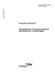 AS IEC 60720 AS IEC 60720