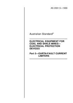 AS 2081.5-1988 AS 2081.5-1988