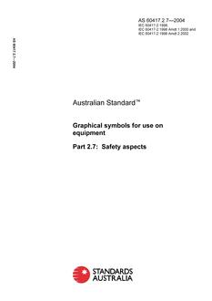 AS 60417.2.7 AS 60417.2.7