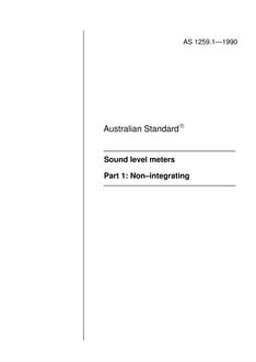 AS 1259.1-1990 AS 1259.1-1990