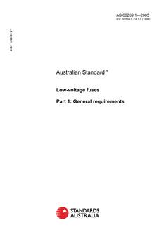 AS 60269.1 AS 60269.1