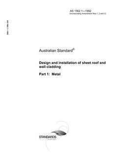 AS 1562.1-1992 AS 1562.1-1992