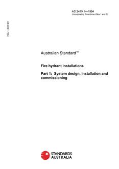 AS 2419.1-1994 AS 2419.1-1994