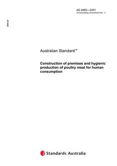 AS 4465-2001 AS 4465-2001