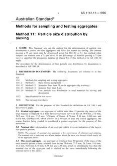 AS 1141.11-1996 AS 1141.11-1996