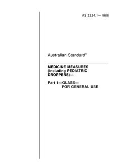 AS 2224.1-1986 AS 2224.1-1986