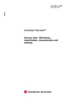 AS 4662-2003 AS 4662-2003