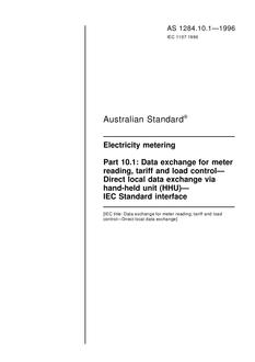 AS 1284.10.1-1996 AS 1284.10.1-1996