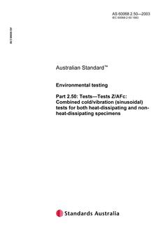 AS 60068.2.50 AS 60068.2.50