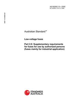 AS 60269.2.0 AS 60269.2.0