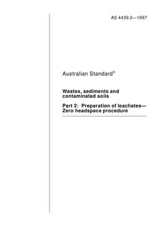 AS 4439.2-1997 AS 4439.2-1997