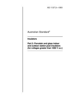 AS 1137.3-1981 AS 1137.3-1981