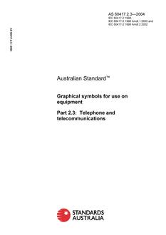 AS 60417.2.3 AS 60417.2.3