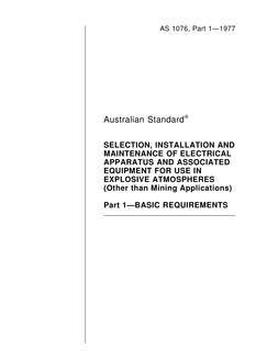 AS 1076.1-1977 AS 1076.1-1977