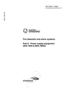 AS 7240.4-2004 AS 7240.4-2004