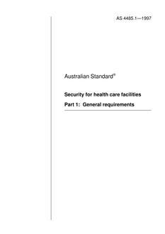 AS 4485.1-1997 AS 4485.1-1997