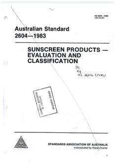 AS 2604-1983 AS 2604-1983