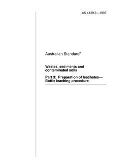 AS 4439.3-1997 AS 4439.3-1997