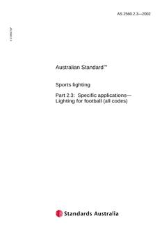 AS 2560.2.3-2002 AS 2560.2.3-2002