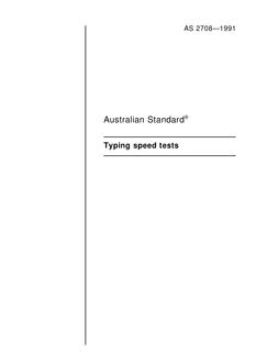 AS 2708-1991 AS 2708-1991