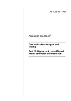 AS 1038.22-1992 AS 1038.22-1992