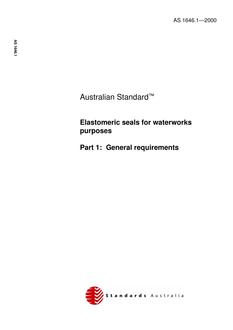 AS 1646.1-2000 AS 1646.1-2000