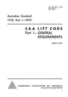 AS 1735.1-1975 AS 1735.1-1975