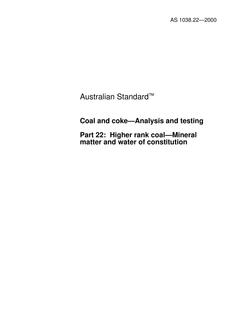 AS 1038.22 AS 1038.22