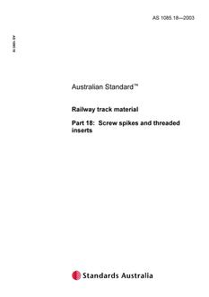 AS 1085.18 AS 1085.18