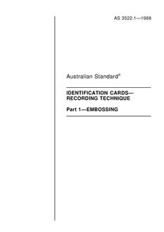 AS 3522.1 AS 3522.1