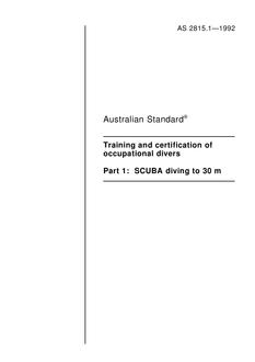 AS 2815.1-1992 AS 2815.1-1992