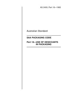 AS 2400.18 AS 2400.18