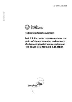 AS 60601.2.5 AS 60601.2.5