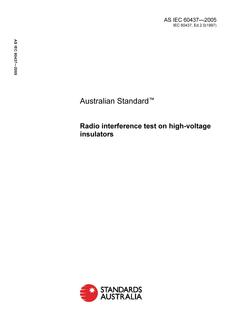 AS IEC 60437 AS IEC 60437