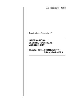 AS 1852.321 AS 1852.321