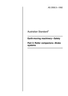 AS 2958.3 AS 2958.3