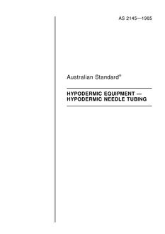 AS 2145-1985 AS 2145-1985