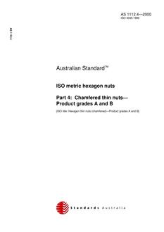 AS 1112.4-2000 AS 1112.4-2000