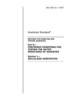 AS 1321.6.1 AS 1321.6.1