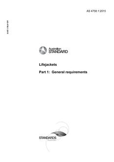 AS 4758.1:2015 AS 4758.1:2015
