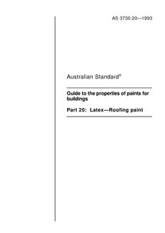 AS 3730.20 AS 3730.20