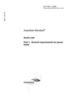 AS 1799.1-2009 AS 1799.1-2009